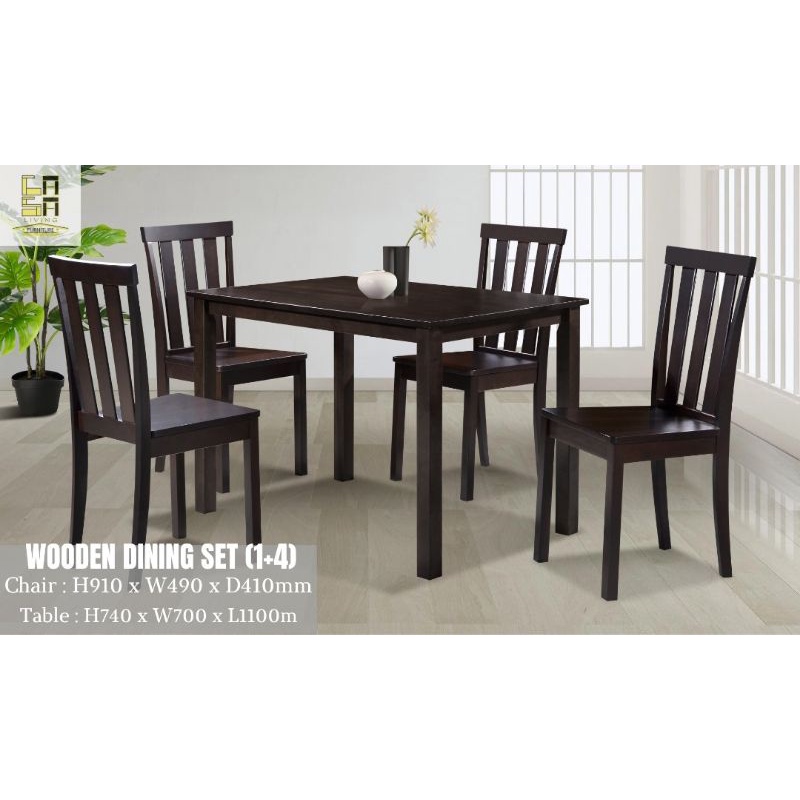 1+4 Dining set / Meja makan (KL & Selangor Only) (Free Installation ...