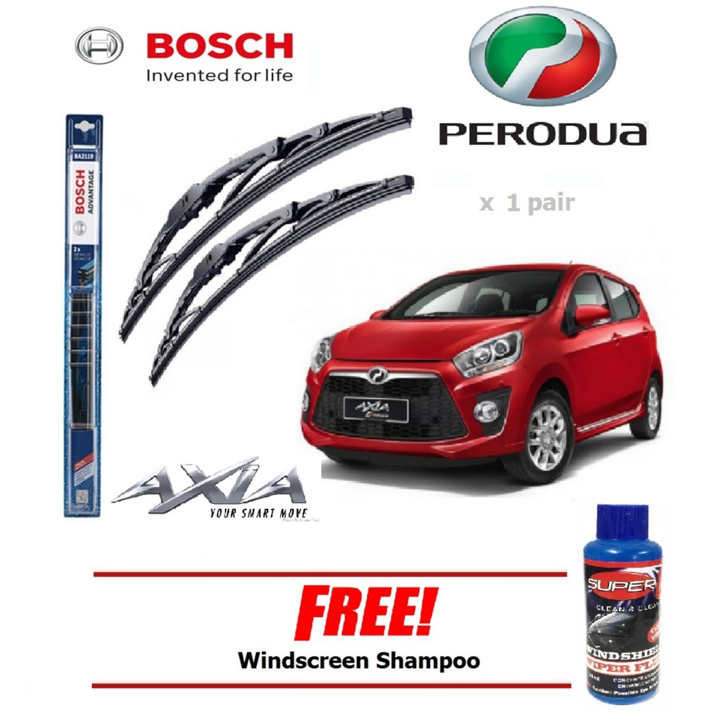 BOSCH ADVANTAGE WIPER (21"+14") FOR PERODUA AXIA FREE 