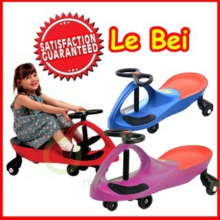 [SC Stok di M'sia] LeBei Good Quality Ride on Yoyo / Plasma Car Le Bei Self-Powered Ride-on Twist Car Blue Red Puple Car