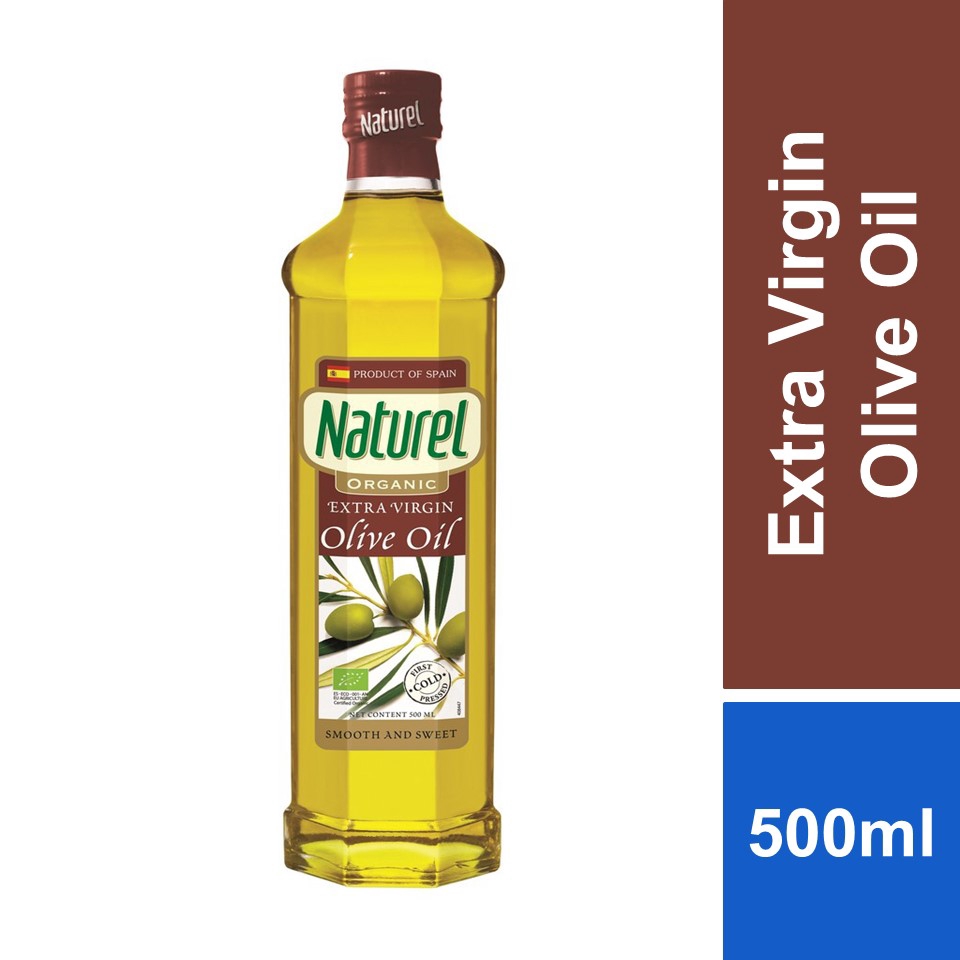 Naturel Organic Extra Virgin Olive Oil 500ml Shopee Malaysia