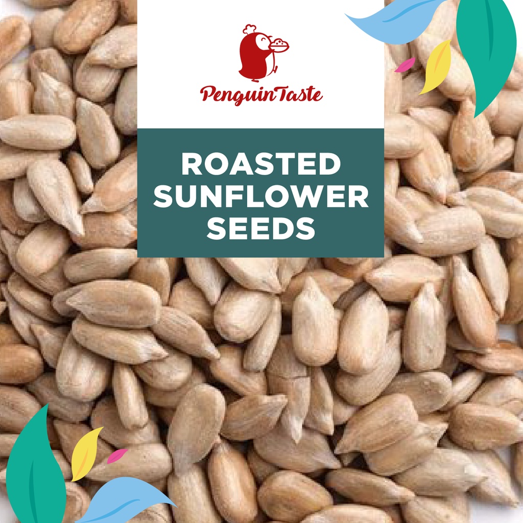 HALAL Roasted Sunflower Seeds by PENGUIN TASTE/ Healthy Snack/ JAKIM