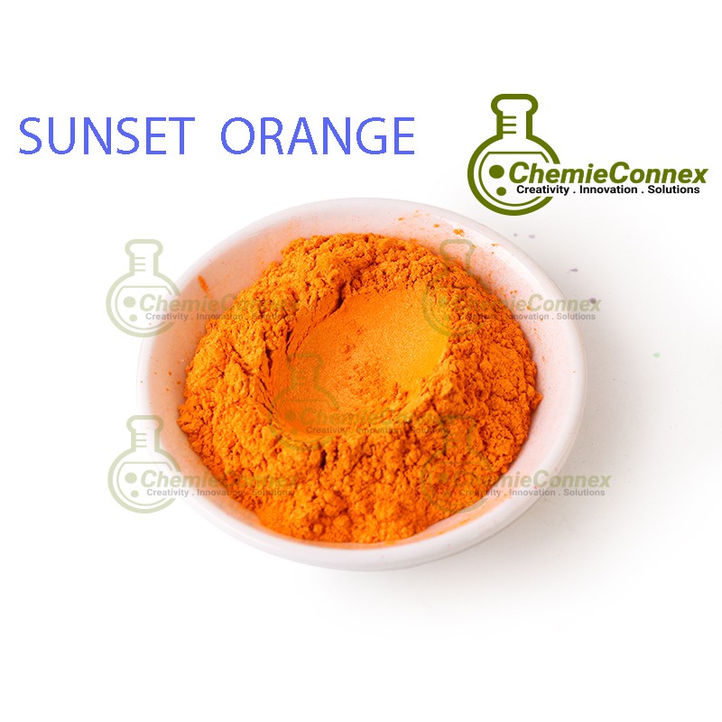 Mica Sunset Orange/Cosmetic/Candle/Decoratives 10g