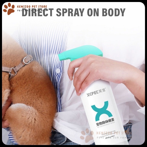 Kenizoo Pet Deodorant Spray Deodorizing Spray Antibacterial Fragrant