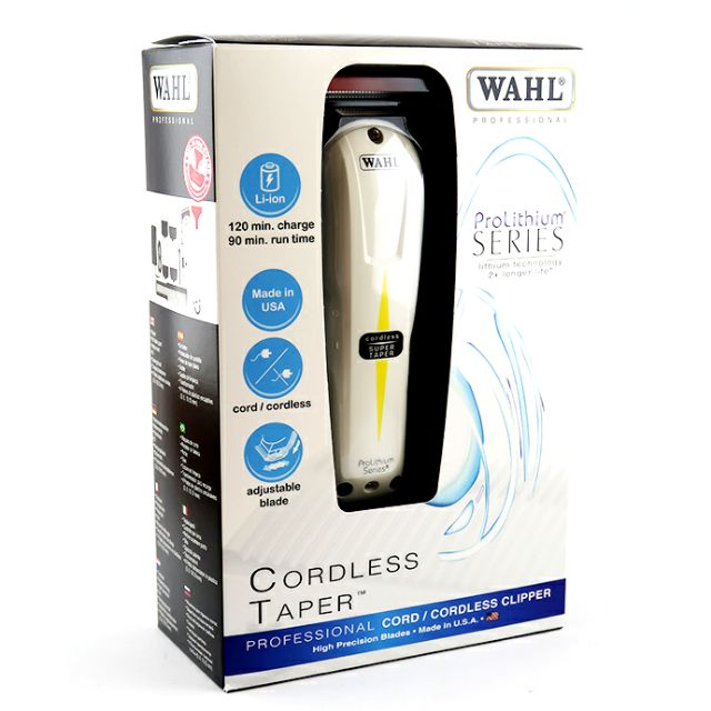 wahl cordless super taper prolithium series