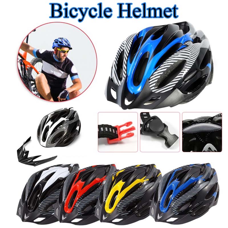 One-piece bicycle helmet mountain bike split helmet riding equipment ...