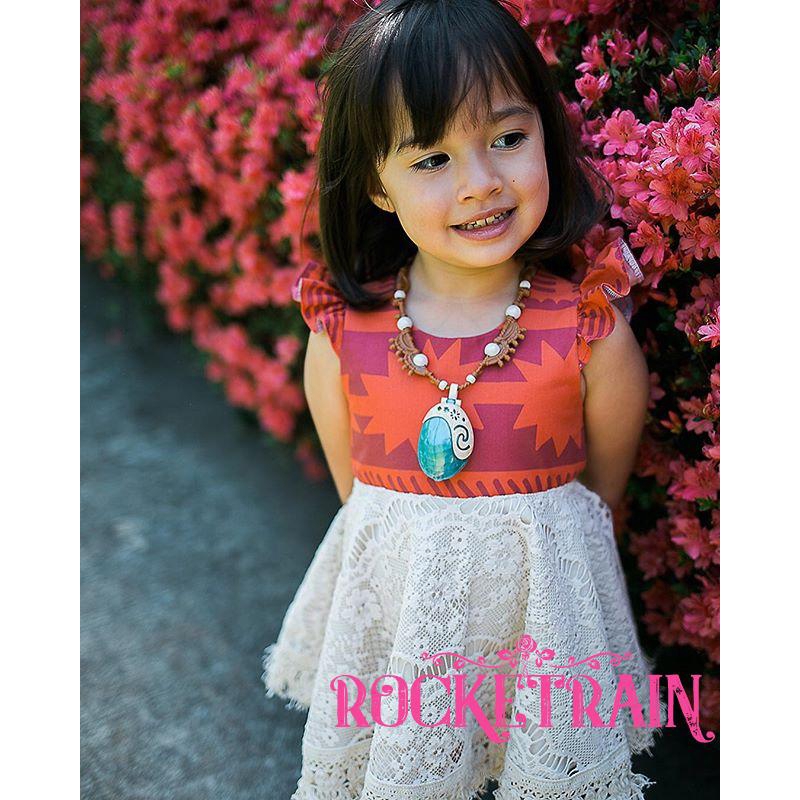 Sun Us Toddler Baby Girl Kid Moana Costume Polynesian Fancy Dress Summer Shopee Malaysia