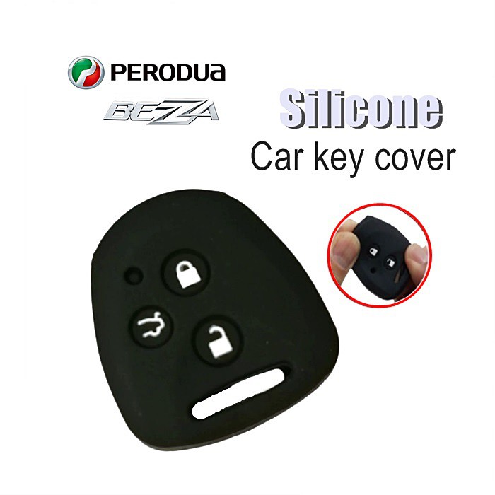 Perodua Bezza Axia Key Start Remote Silicone Car Key Cover Shopee Malaysia