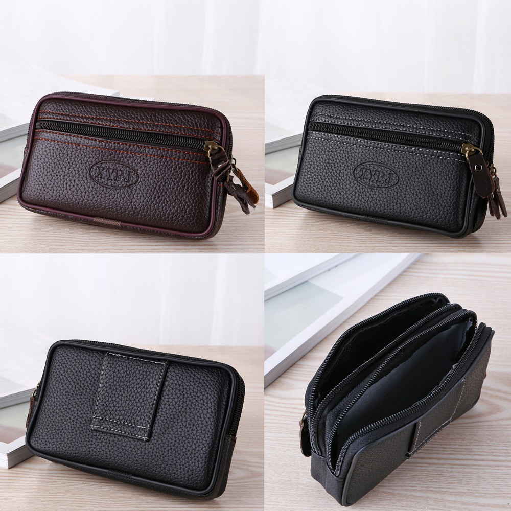 vintage mens leather coin purse