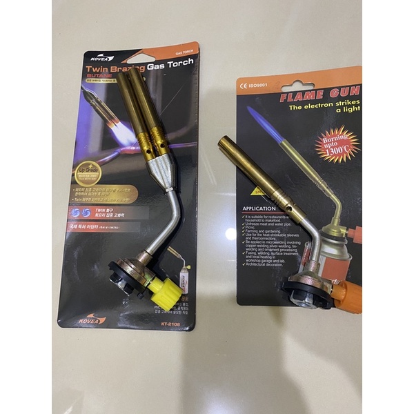 Flame Gun Single / Twin Brazing Gas Torch Shopee Malaysia