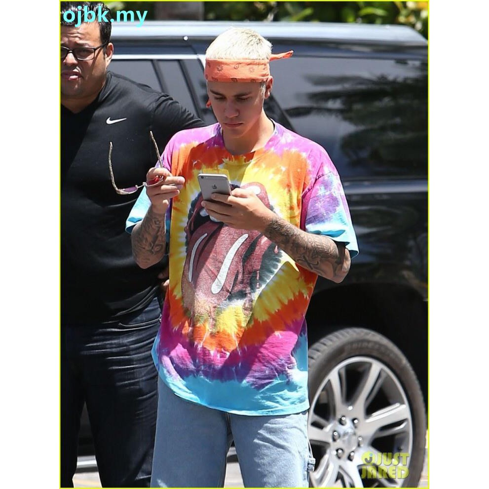 justin bieber tie dye sweatshirt