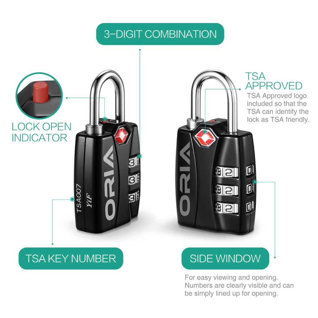 tsa friendly lock