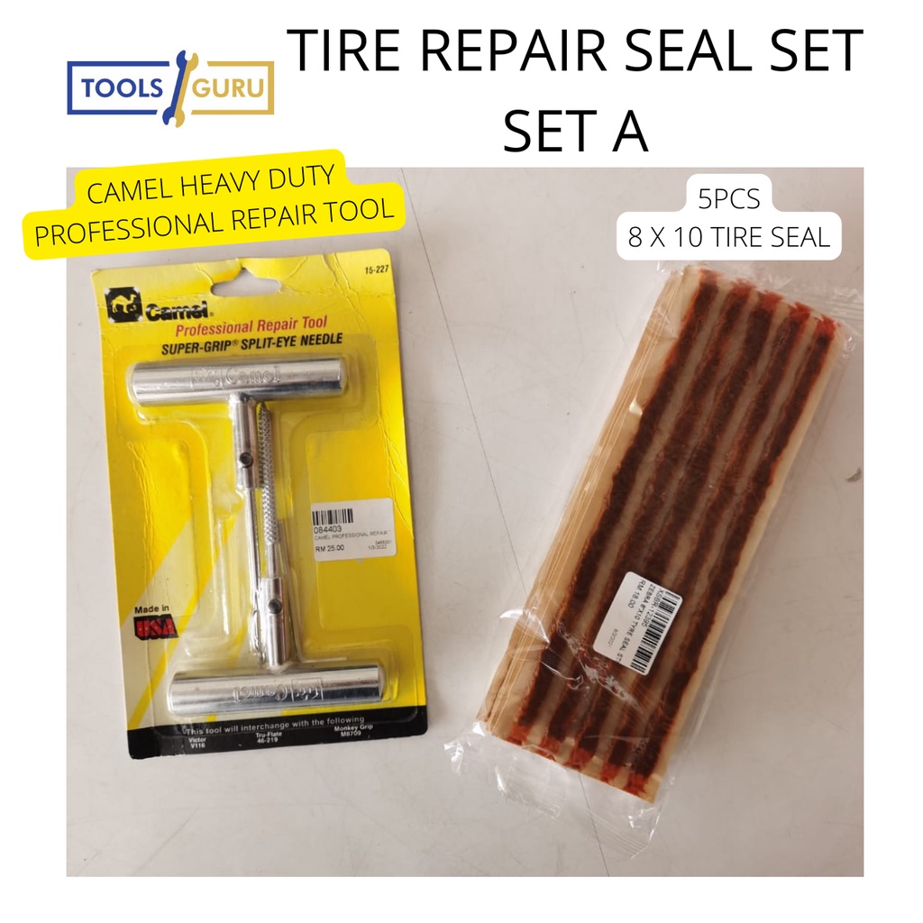 TOOLSGURU TIRE SEAL REPAIR TOOL KIT SET (MADE IN MALAYSIA) Shopee Malaysia