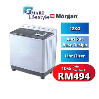 Morgan Semi Auto Washing Machine (12kg) MWM-1312SA