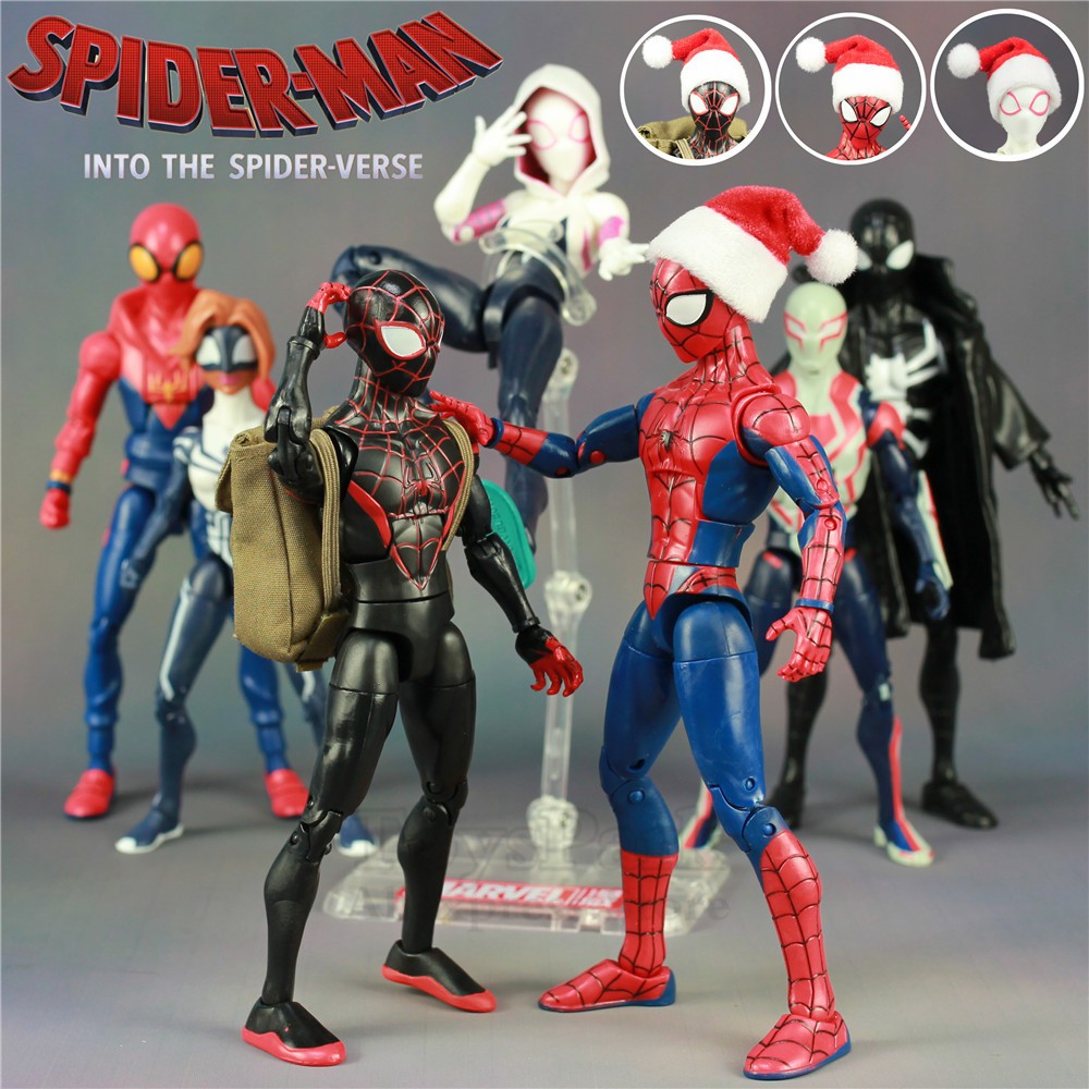 spider man into the spider verse marvel legends