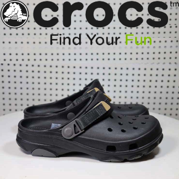 Delivery from selangor within 1 to 3 daysCrocs Classic All-Terrain Clog sandals and slippers-black