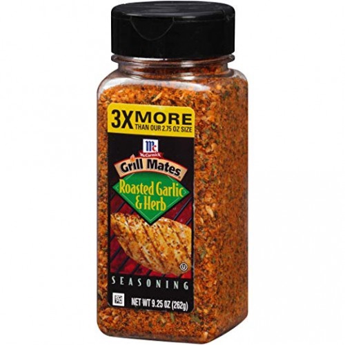 McCormick Grill Mates Roasted Garlic & Herb Seasoning, 9.25 Oz (262g ...