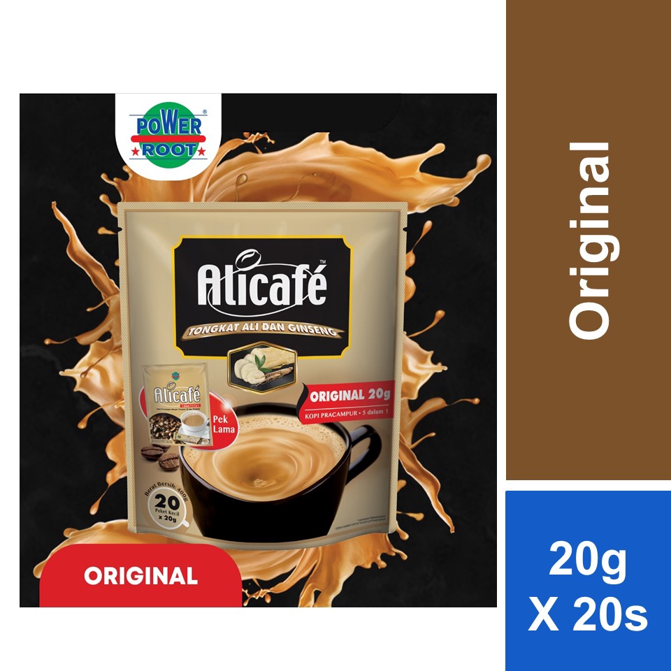 Alicafe Tongkat Ali dan Ginseng Original 20g Shopee Malaysia