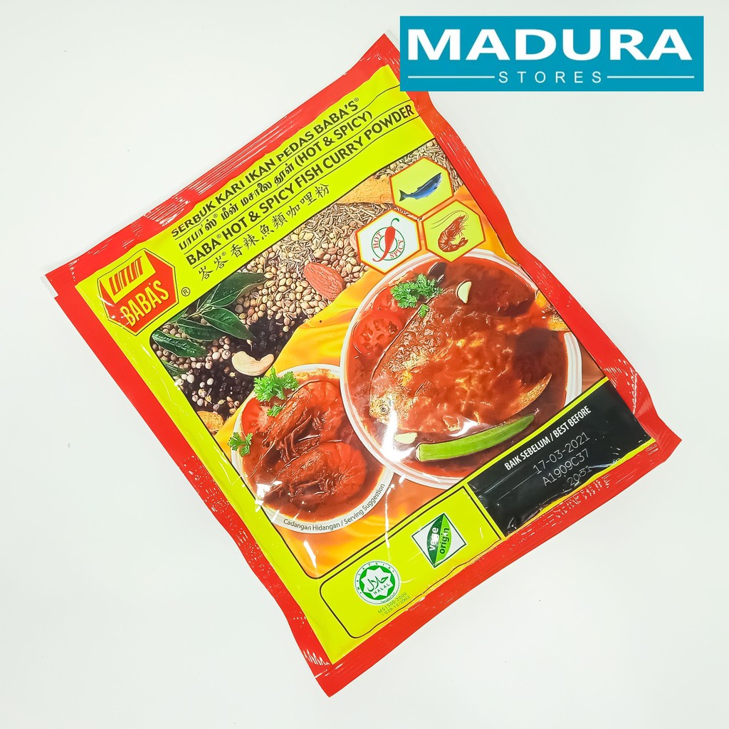 Buy Baba S Hot Spicy Fish Curry 250g Seetracker Malaysia