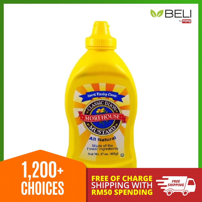 Morehouse Classic Dijon Mustard 482g (17oz) Shopee Malaysia