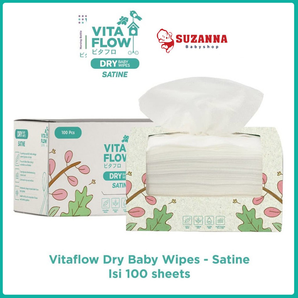 Vitaflow Dry Tissue Satine 100 Sheets