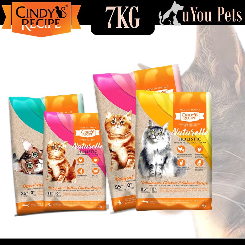 Cindy's Recipe Naturelle Holistic Superpremium Cat Dry Food 7kg - (Open ...