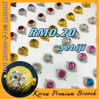 Elegant Brooch 1pc Korea Premium Baby Brooch Random Color Kerongsang Tudung Pin Tudung Hijab Brooch Pin Kancing Muslimah