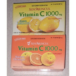 Vitamin C 1000 Mg Sidomuncul Contents 6 Sa