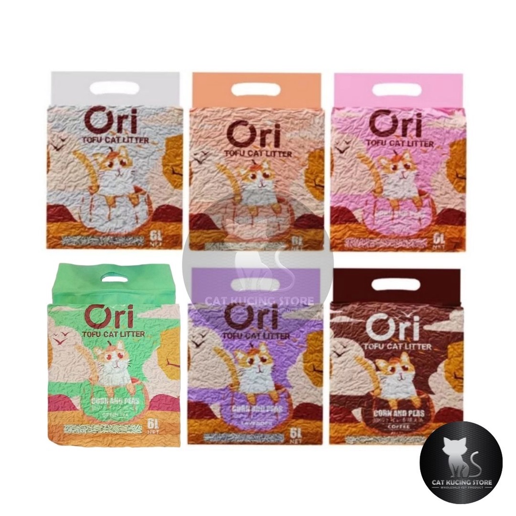 Ori Tofu Cat Litter 6L Pasir Kucing Tofu (Available in 6 Scent) Shopee Malaysia