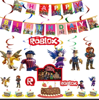 Roblox Theme Flag Banner For Birthday Party Shopee Malaysia - my one piece flag roblox
