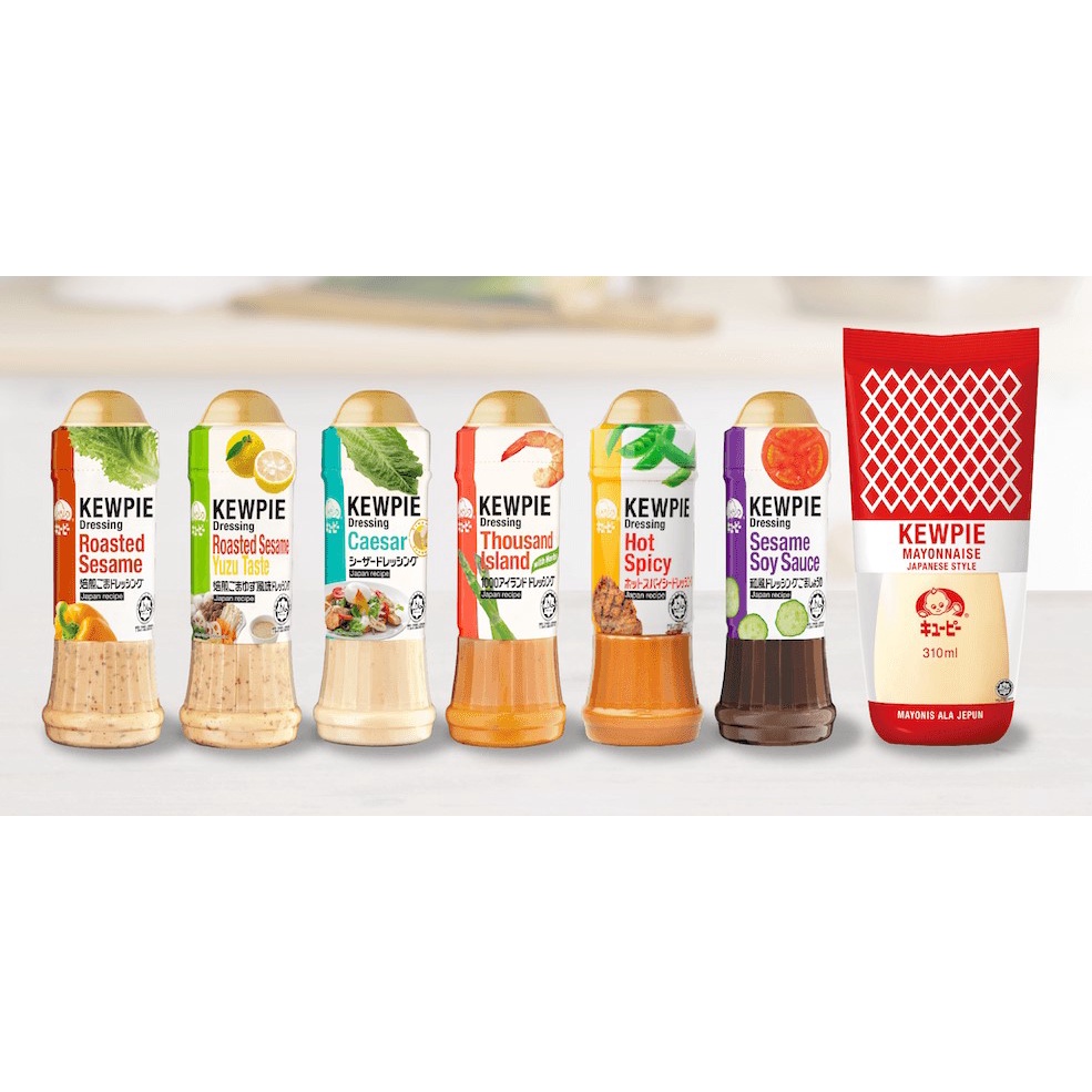 Kewpie Dressing Mayonnaise Halal Thousand Island Hot Spicy Caesar ...