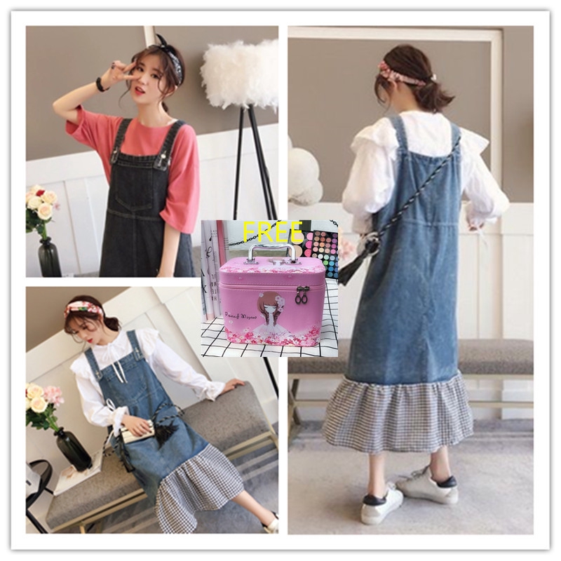 overall dress shopee