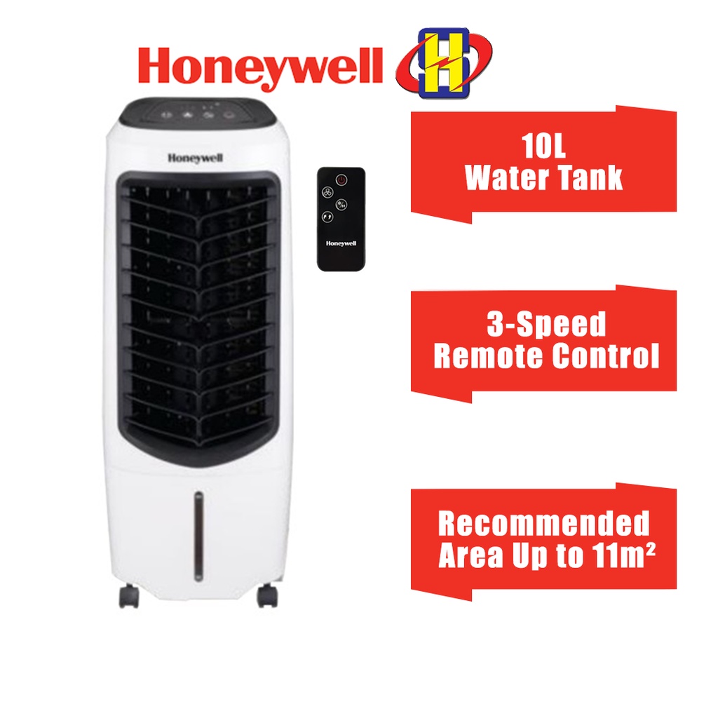 Honeywell Air Cooler (10L) 3-Speed Remote Control Ionizer Evaporative Air Cooler TC10PEUI