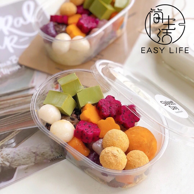 ❤ready stock 现货❤ 10sets Transparent Cake Box Dessert Box Mousse Cake Basket Packing Box 盒子蛋糕包装盒 蛋糕盒 沙拉碗 水果捞碗 慕斯杯 BAKERY