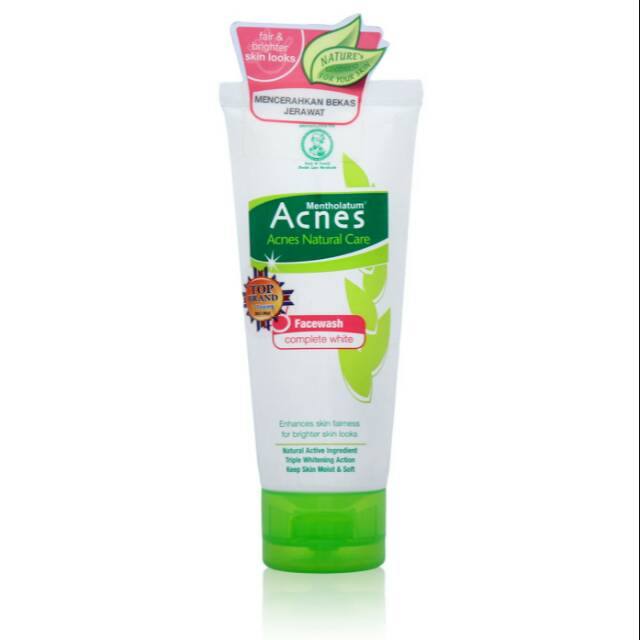 Acnes Natural Care Complete White Face Wash Shopee Malaysia