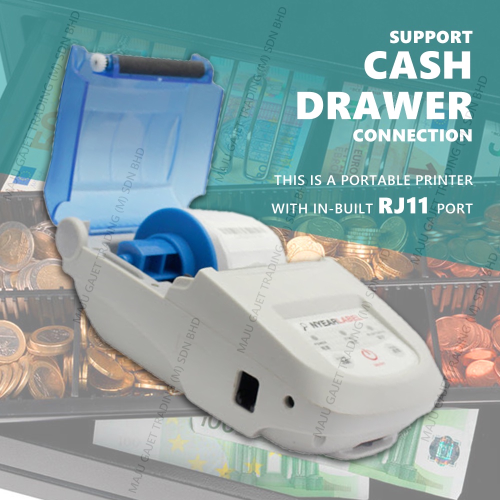 Receipt Printer Barcode Sticker Maker Price Tag Print Resit Phone