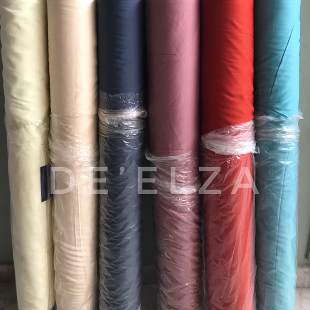 Kain Dull Satin Valentino Soluna Japan Silk ( 1 roll = 50