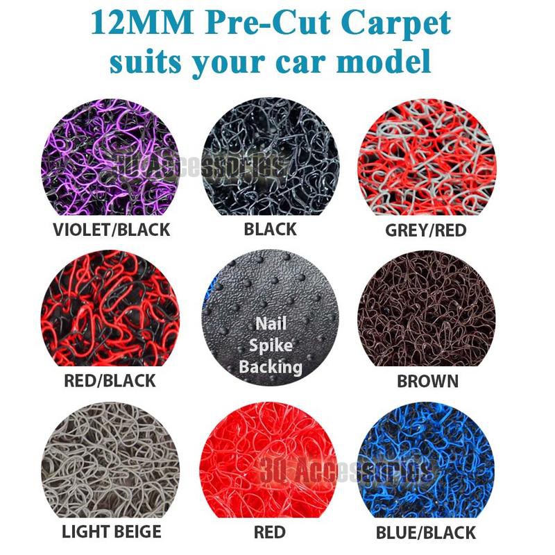 12MM Customized PRE-CUT PVC Coil Floor Mat Anti Slip 