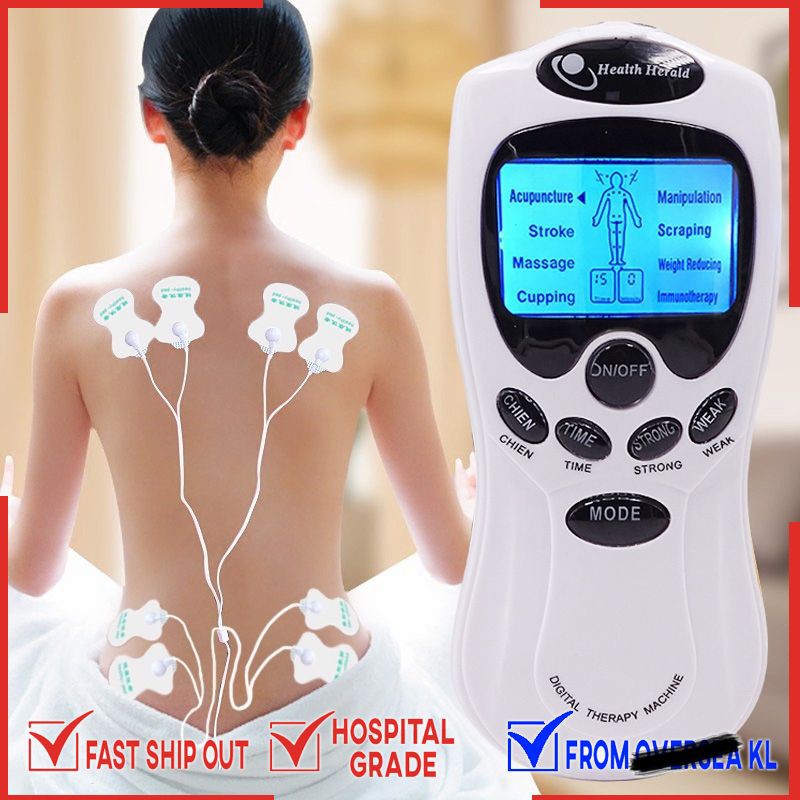 AMC Body Massager Digital Therapy Pulse massage Machine For Back Neck Foot Leg Care Acupuncture