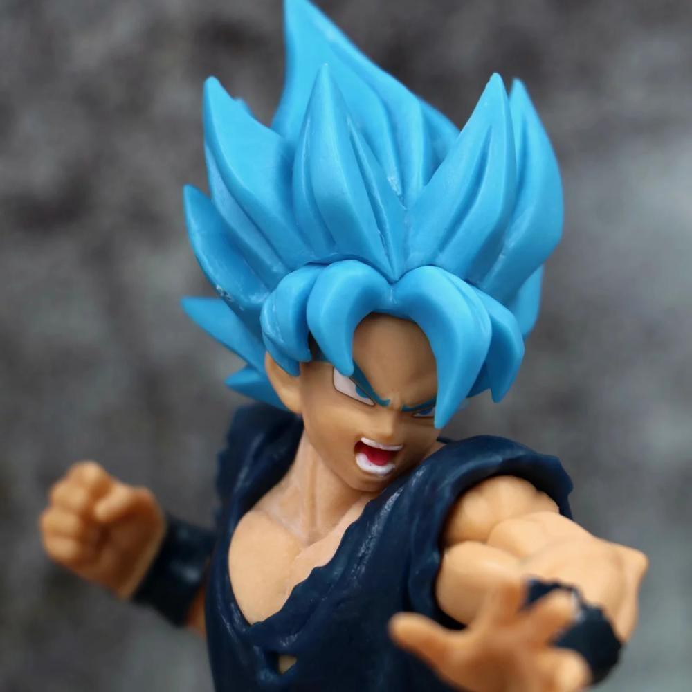 Anime Dragon Ball Super SSJB Super Saiyan Blue Goku Mod 2 Battle Action ...