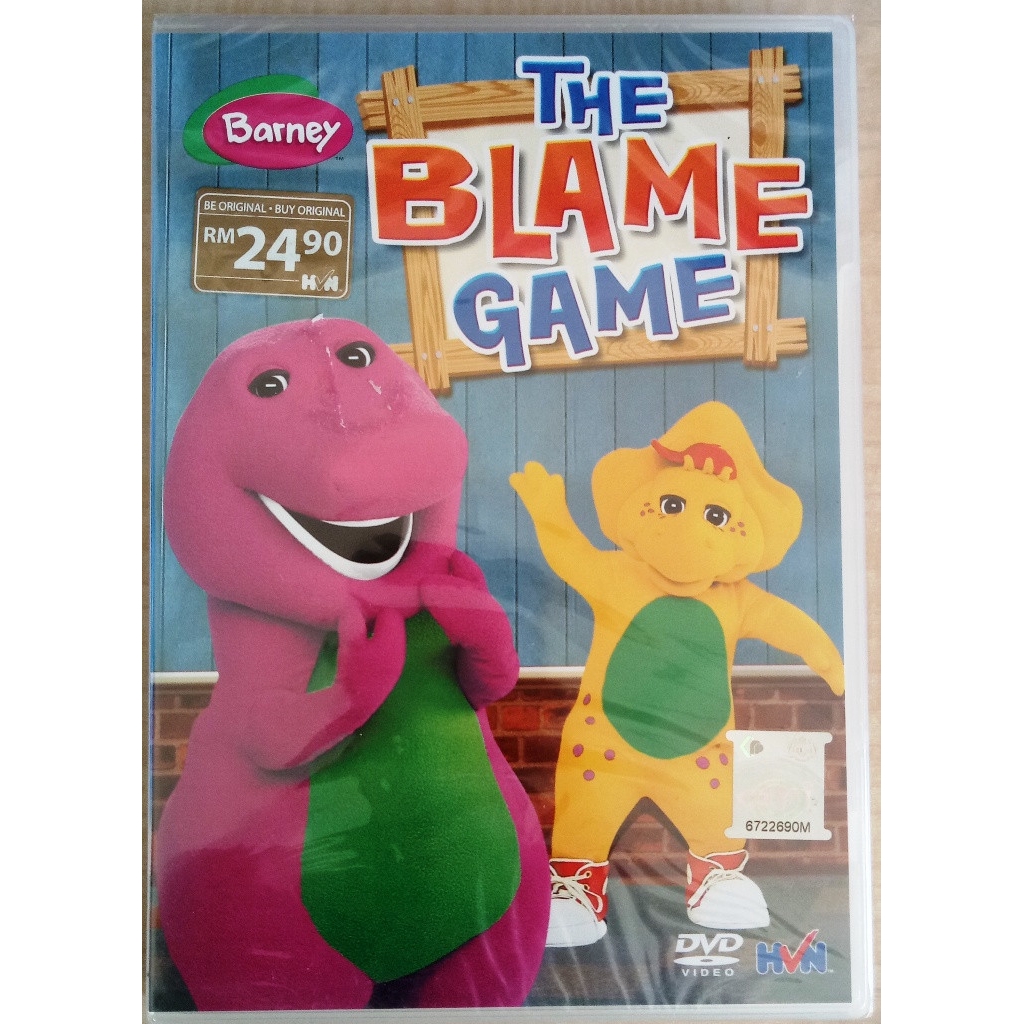 Barney The Blame Game Dvd Shopee Malaysia