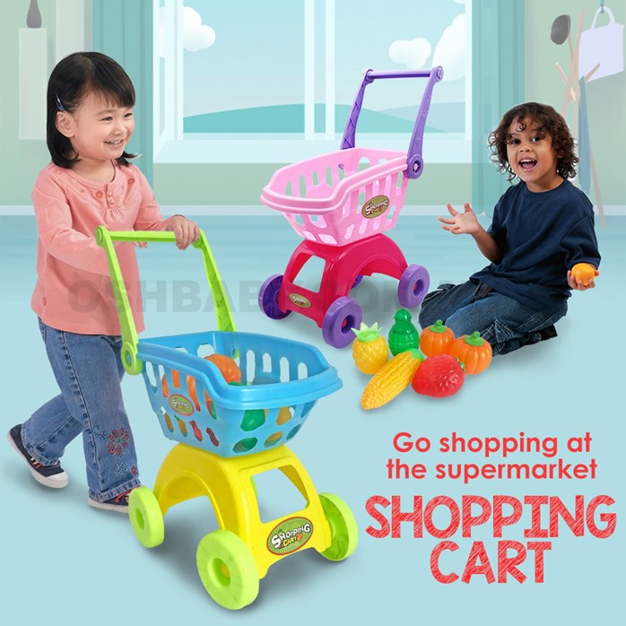 Troli Permainan Kanak-Kanak | Kids Shopping Trolley | Shopee Malaysia