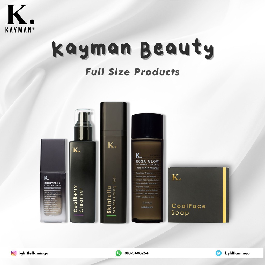 KAYMAN BEAUTY MOISTURIZER COALFACE SOAP COALBERRY CLEANSER ROSA