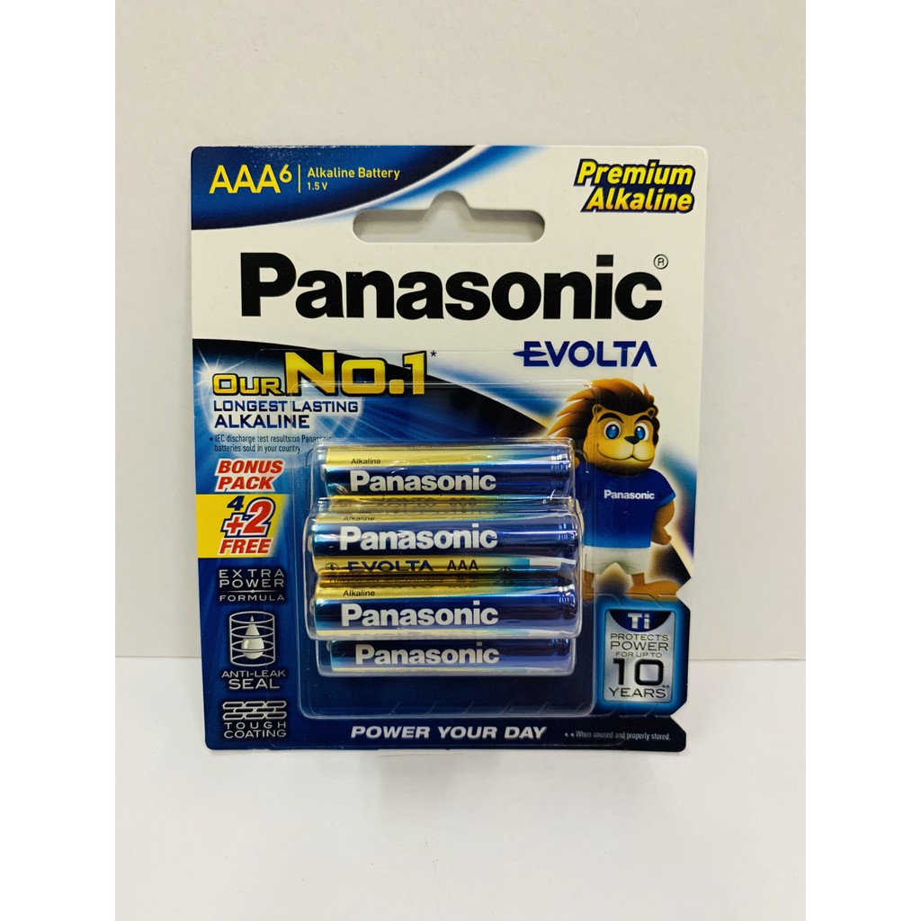 PANASONIC BATTERY ALKALINE EVOLTA AA(4+2)/ AAA(4+2) | Shopee Malaysia