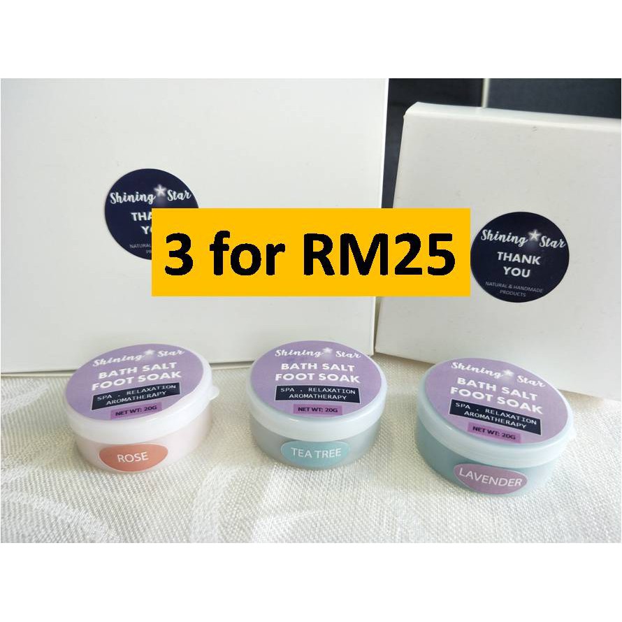 Shining Star Bath Salt / Foot Soak / Epsom Salt - Himalayan Pink Salt ...