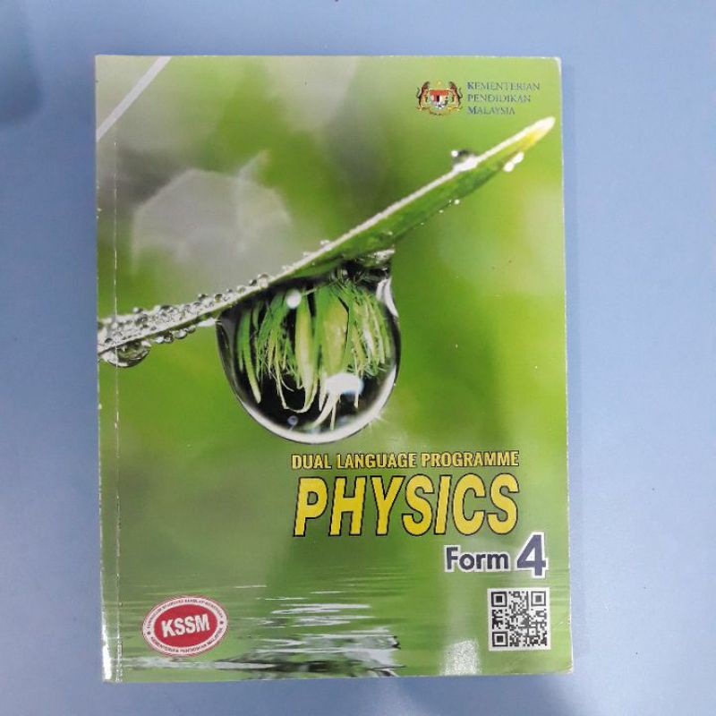 Physics Form 4 Textbook DLP KSSM  Shopee Malaysia