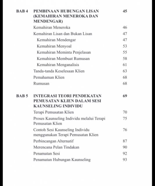 Kaunseling Individu Pendekatan Pemusatan Klien Rasional Emotif Tingkah Laku Terapi Tingkah Laku Shopee Malaysia