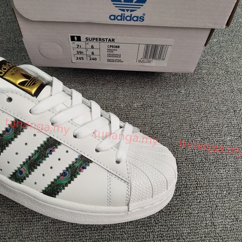 adidas superstar peacock
