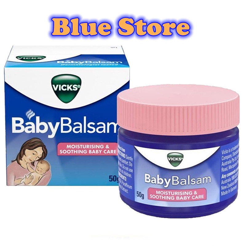 Vicks Baby Balsam Decongestant Chest Rub 50g Shopee Malaysia