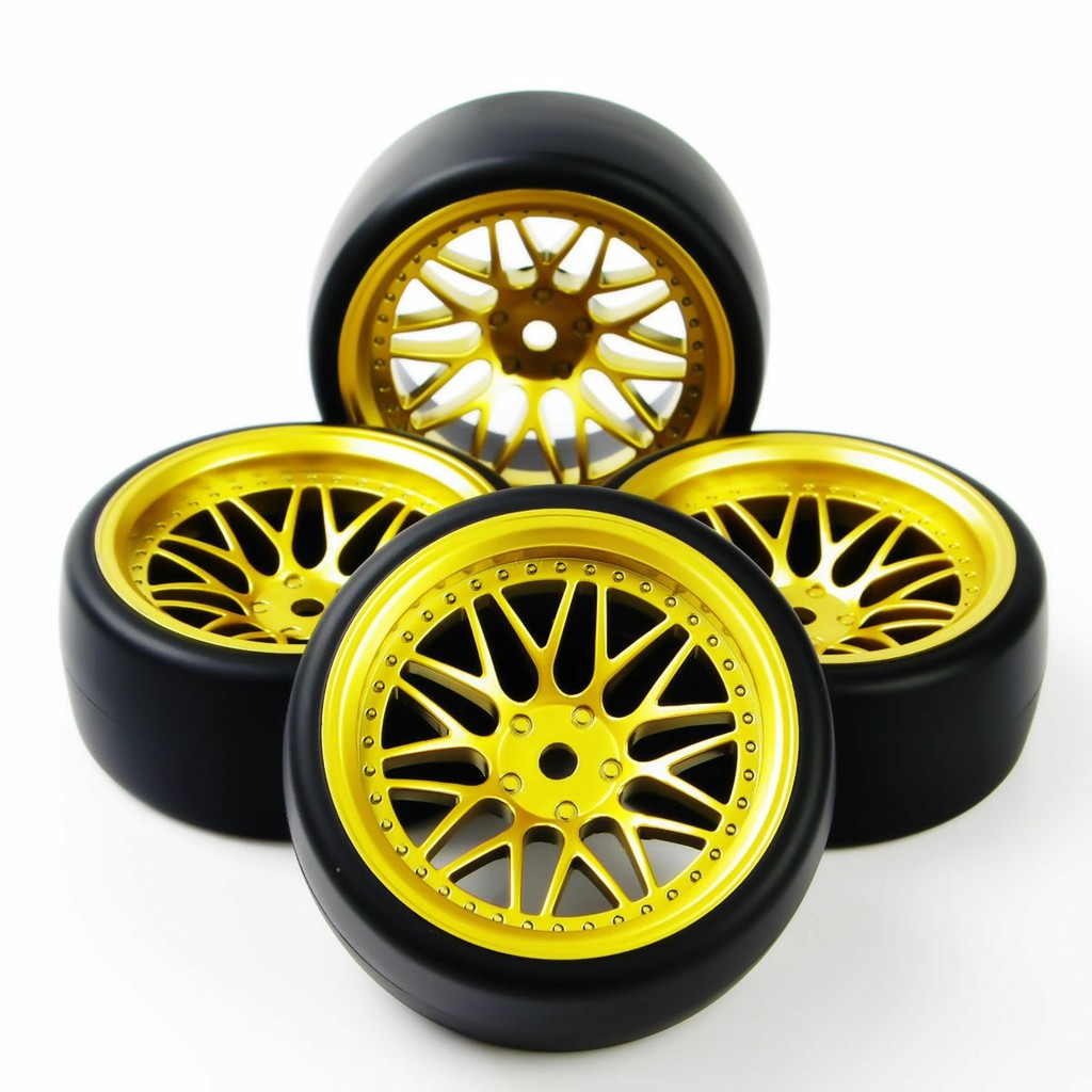 Warranty and FREE shipping Best prices 4pcs Foam Tires&Wheel Rims 12mm