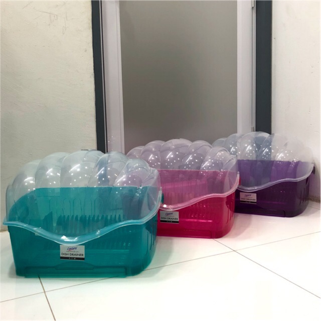 Dish Storage Rack / Dish Drainer / Rak Pinggan Mangkuk Bertutup 6881